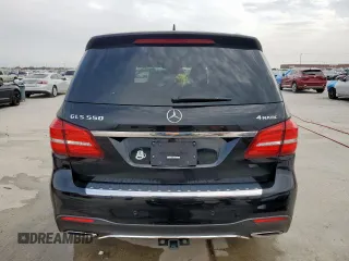 2017 Mercedes-Benz GLS 550 with VIN 4JGDF7DE9HA776627, listed as a Copart auction lot 56733755 with 89,242 mi miles and Salvage title. Bid and sale history available at DreamBid. Image 6.