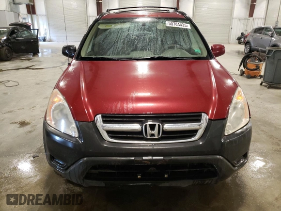 2002 Honda CR-V EX z VIN JHLRD78822C056721, wystawiony jako Copart lot #50784425 z przebiegiem Nie podano mil oraz Nie do naprawy • Non repairable. Historia ofert i sprzedaży dostępna na DreamBid. Obrazek 5.