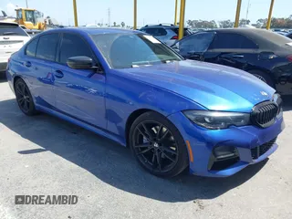 2022 BMW 3 Series 330i with VIN 3MW5R1J07N8C43346, listed as a IAAI auction lot 41947588 with 48,615 mi miles and . Bid and sale history available at DreamBid. Image 1.