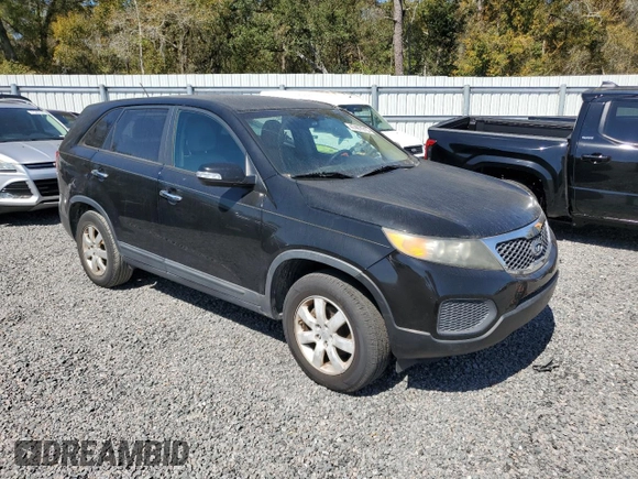 2011 Kia Sorento LX with VIN 5XYKT3A13BG013461, listed as a Copart auction lot 47467015 with 166,707 mi miles and Clean Title. Bid and sale history available at DreamBid. Image 4.