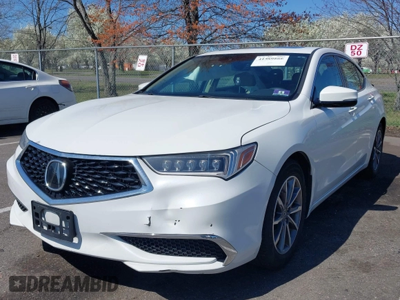 2020 Acura TLX with VIN 19UUB1F35LA011126, listed as a IAAI auction lot 41989866 with 62,071 mi miles. Bid and sale history available at carsss.com. Image 17.