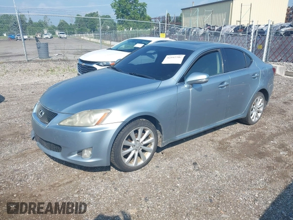 2010 Lexus IS 250 with VIN JTHCF5C23A5038654, listed as a IAAI auction lot 42597794 with 247,483 mi miles and . Bid and sale history available at DreamBid. Image 2.