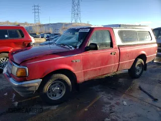 1995 Ford Ranger Splash with VIN 1FTCR10X7SPB00077, listed as a Copart auction lot 82343634 with 217,597 mi miles and Salvage Title. Bid and sale history available at carsss.com. Image 1.