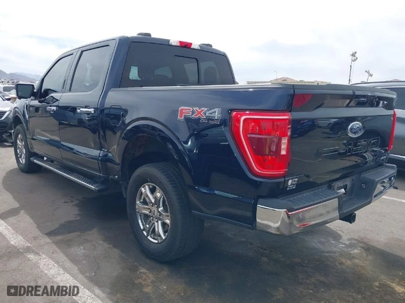 2021 Ford F-150 XL with VIN 1FTFW1E80MFB37486, listed as a IAAI auction lot 41707952 with 109,543 mi miles. Bid and sale history available at carsss.com. Image 3.
