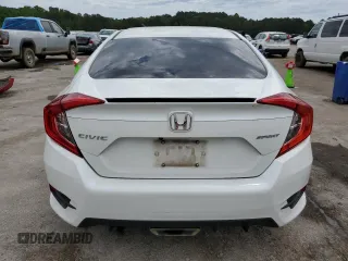 2019 Honda Civic Sport with VIN 19XFC2F89KE008666, listed as a Copart auction lot 55490485 with 151,467 mi miles and Salvage title. Bid and sale history available at DreamBid. Image 6.
