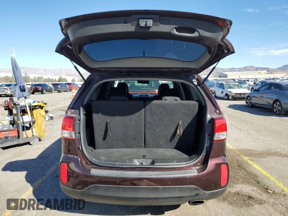 2014 Kia Sorento LX with VIN 5XYKT4A7XEG492525, listed as a Copart auction lot 46140765 with 162,233 mi miles and Salvage Title. Bid and sale history available at carsss.com. Image 6.