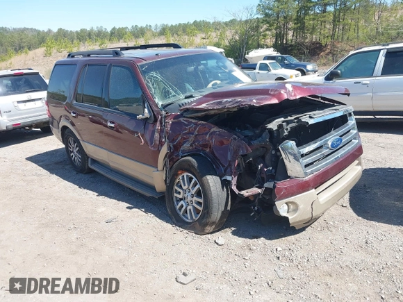 2011 Ford Expedition XLT with VIN 1FMJU1H50BEF30677, listed as a IAAI auction lot 41853877 with 155,105 mi miles and . Bid and sale history available at DreamBid. Image 1.