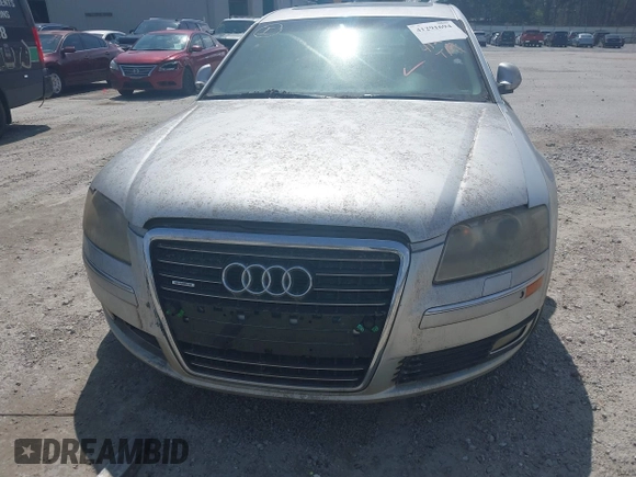 2008 Audi A8 L 4.2L with VIN WAUMV94E98N014228, listed as a IAAI auction lot 41291694 with 177,942 mi miles. Bid and sale history available at carsss.com. Image 6.