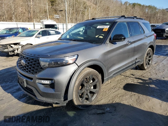 2023 Ford Explorer ST-Line с VIN 1FMSK8KH1PGA46700, выставлен на аукционе Copart как лот 42696075 с пробегом 33 707 миль миль и Списание • Salvage title. История ставок и продаж доступна на DreamBid. Изображение 1.