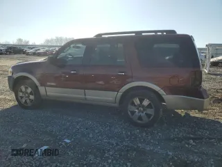 2008 Ford Expedition Eddie Bauer with VIN 1FMFU18578LA32776, listed as a Copart auction lot 48415485 with 272,374 mi miles and Salvage title. Bid and sale history available at DreamBid. Image 2.