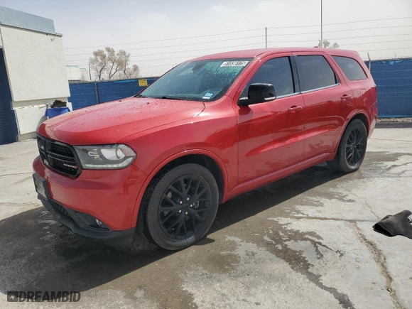 2016 Dodge Durango R/T with VIN 1C4SDHCT6GC322717, listed as a Copart auction lot 51536175 with 158,523 mi miles and Clean Title. Bid and sale history available at carsss.com. Image 1.