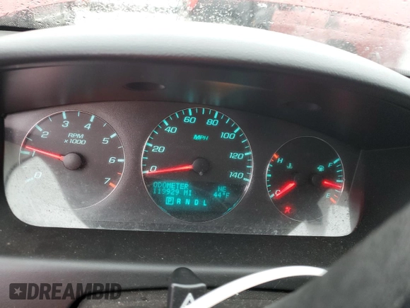2014 Chevrolet Impala LTZ with VIN 2G1WC5E30E1155153, listed as a Copart auction lot 44953215 with 119,929 mi miles and Salvage title. Bid and sale history available at DreamBid. Image 9.