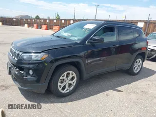 2024 Jeep Compass Latitude with VIN 3C4NJDBN4RT100797, listed as a IAAI auction lot 42572805 with 26,508 mi miles and . Bid and sale history available at DreamBid. Image 14.