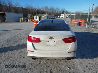 2015 Kia Optima SX Turbo with VIN 5XXGR4A65FG380362, listed as a IAAI auction lot 41443086 with 184,052 mi miles. Bid and sale history available at carsss.com. Image 16.