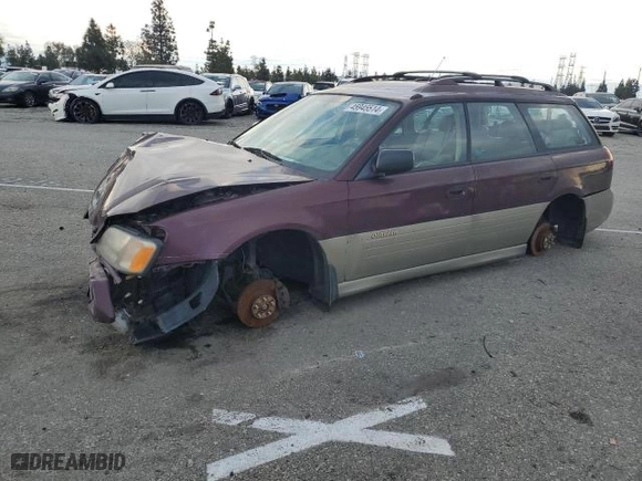 2000 Subaru Legacy Wagon Outback w/RB Equip with VIN 4S3BH665XY7635012, listed as a Copart auction lot 82428544 with 166,562 mi miles and Salvage Title. Bid and sale history available at carsss.com. Image 1.