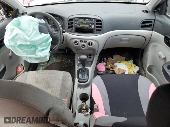 2009 Hyundai Accent Auto GLS с VIN KMHCN46C69U361483, выставлен на аукционе Copart как лот 55971525 с пробегом 159 519 миль миль и Списание • Salvage title. История ставок и продаж доступна на DreamBid. Изображение 8.