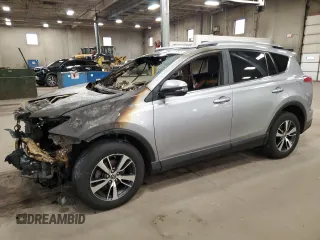 2018 Toyota RAV4 XLE with VIN JTMRFREV2JD234942, listed as a Copart auction lot 54136645 with Not Provided miles and Salvage Title. Bid and sale history available at DreamBid. Image 1.
