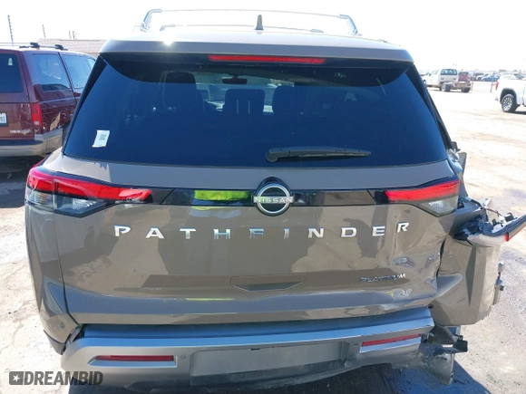 2024 Nissan Pathfinder Platinum with VIN 5N1DR3DG8RC218498, listed as a IAAI auction lot 41646908 with 7,361 mi miles. Bid and sale history available at carsss.com. Image 17.