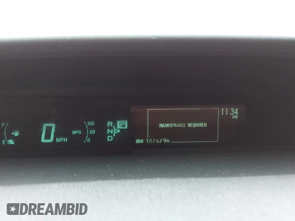 2013 Toyota Prius One with VIN JTDKN3DU3D5688397, listed as a IAAI auction lot 42140613 with 187,679 mi miles. Bid and sale history available at carsss.com. Image 7.