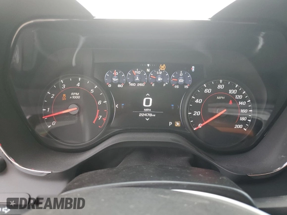 2023 Chevrolet Camaro ZL1 z VIN 1G1FK1R60P0105089, wystawiony jako Copart lot #51272845 z przebiegiem 22 478 mil mil oraz Szkody całkowita. Historia ofert i sprzedaży dostępna na DreamBid. Obrazek 9.