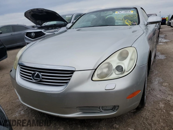 2002 Lexus SC with VIN JTHFN48Y420004275, listed as a Copart auction lot 75213054 with Not Provided miles and Non Repairable. Bid and sale history available at carsss.com. Image 5.