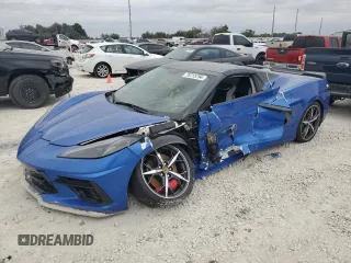 2021 Chevrolet Corvette 3LT with VIN 1G1YC3D4XM5118213, listed as a Copart auction lot 78715794 with 0 mi miles and Salvage Title. Bid and sale history available at carsss.com. Image 1.
