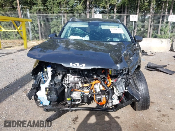 2023 Kia Sportage EX with VIN KNDPVCAGXP7091731, listed as a IAAI auction lot 42551355 with 29,448 mi miles and . Bid and sale history available at DreamBid. Image 12.