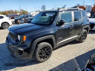 2020 Jeep Renegade Altitude with VIN ZACNJBBB8LPL20773, listed as a Copart auction lot 81231164 with 121,658 mi miles and Salvage title. Bid and sale history available at DreamBid. Image 1.