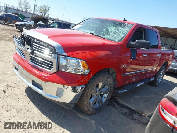2017 Ram 1500 Big Horn with VIN 3C6RR7LT9HG669183, listed as a IAAI auction lot 41712237 with 121,070 mi miles and . Bid and sale history available at DreamBid. Image 2.