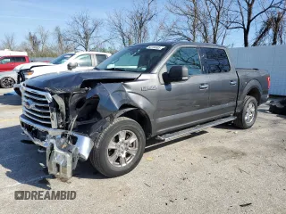 2015 Ford F-150 XLT with VIN 1FTEW1EF6FKD07564, listed as a Copart auction lot 50184605 with 270,166 mi miles and Salvage Title. Bid and sale history available at carsss.com. Image 1.