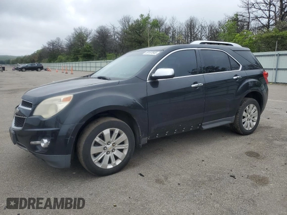 2011 Chevrolet Equinox 2LT z VIN 2CNFLNEC9B6437308, wystawiony jako Copart lot #59107845 z przebiegiem 159 457 mil mil oraz Szkoda całkowita • Salvage title. Historia ofert i sprzedaży dostępna na DreamBid. Obrazek 1.