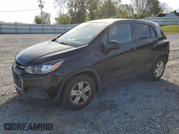 2020 Chevrolet Trax LS with VIN KL7CJKSB6LB035507, listed as a Copart auction lot 80215714 with 92,310 mi miles and Salvage Title. Bid and sale history available at carsss.com. Image 1.