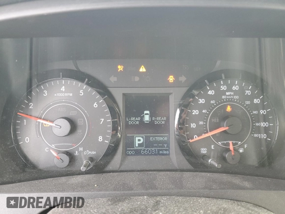 2015 Toyota Sienna LE AAS with VIN 5TDKK3DC0FS682599, listed as a Copart auction lot 45559945 with 66,031 mi miles and Salvage Title. Bid and sale history available at carsss.com. Image 9.