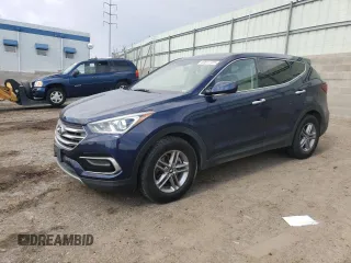 2017 Hyundai Santa Fe 2.4L with VIN 5XYZTDLB0HG452619, listed as a Copart auction lot 60617725 with 100,545 mi miles and Salvage title. Bid and sale history available at DreamBid. Image 1.