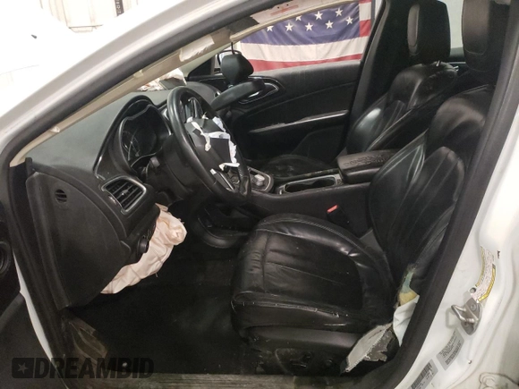 2015 Chrysler 200 C with VIN 1C3CCCCB7FN575909, listed as a Copart auction lot 51828205 with 211,589 mi miles and Salvage Title. Bid and sale history available at DreamBid. Image 7.