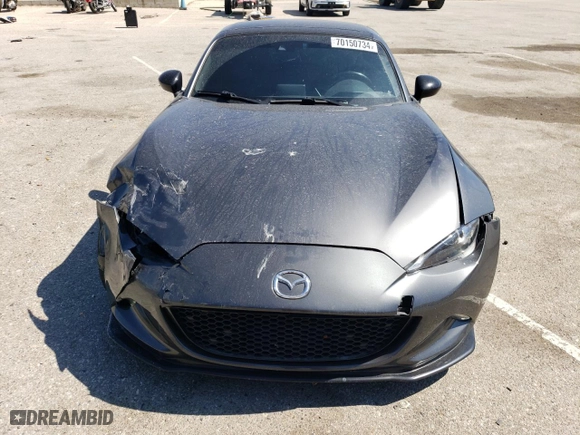 2017 Mazda MX-5 Miata RF Grand Touring with VIN JM1NDAM7XH0104997, listed as a Copart auction lot 70150734 with 43,489 mi miles and Salvage Title. Bid and sale history available at carsss.com. Image 5.
