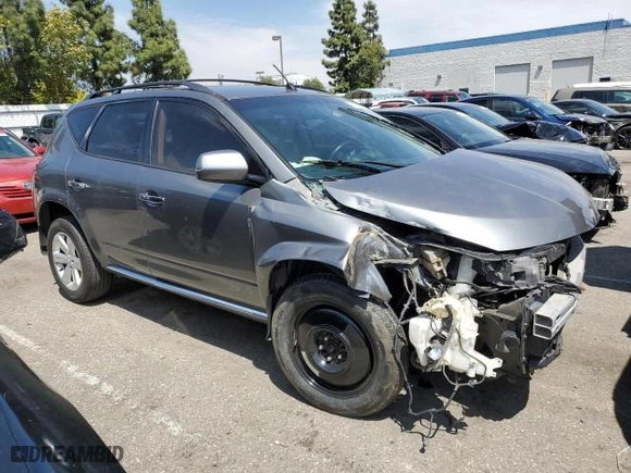 2006 Nissan Murano SL with VIN JN8AZ08T86W407762, listed as a Copart auction lot 89020255 with 196,911 mi miles and Salvage Title. Bid and sale history available at carsss.com. Image 4.