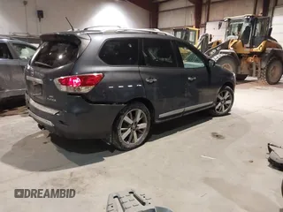 2014 Nissan Pathfinder SV with VIN 5N1AR2MM9EC678959, listed as a IAAI auction lot 41390134 with 120,085 mi miles. Bid and sale history available at carsss.com. Image 4.
