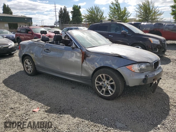 2009 BMW 1 Series 128i with VIN WBAUL73509VJ76763, listed as a Copart auction lot 66763214 with 83,954 mi miles and Salvage Title. Bid and sale history available at DreamBid. Image 4.
