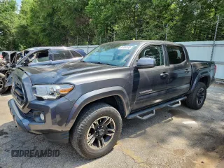 2017 Toyota Tacoma SR5 with VIN 3TMAZ5CNXHM044286, listed as a Copart auction lot 61455145 with 112,079 mi miles and Salvage title. Bid and sale history available at DreamBid. Image 1.