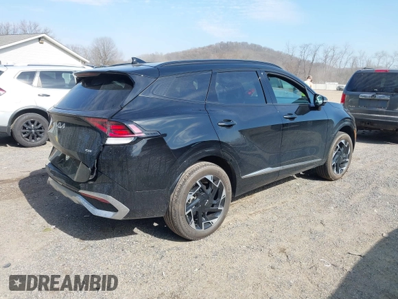 2024 Kia Sportage SX-Prestige with VIN 5XYK5CDF8RG217393, listed as a IAAI auction lot 41771682 with 2,249 mi miles and . Bid and sale history available at DreamBid. Image 4.