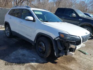 2021 Jeep Cherokee Latitude Lux with VIN 1C4PJMMX5MD104749, listed as a IAAI auction lot 41630594 with 109,362 mi miles and . Bid and sale history available at carsss.com. Image 1.