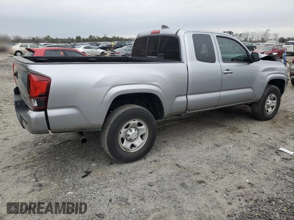 2021 Toyota Tacoma SR with VIN 3TYRX5GN0MT006910, listed as a Copart auction lot 43919765 with 42,273 mi miles and Salvage title. Bid and sale history available at DreamBid. Image 3.