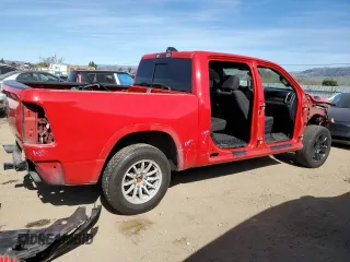 2020 Ram 1500 Big Horn with VIN 1C6SRFFT4LN326031, listed as a Copart auction lot 46547215 with 144,151 mi miles and Salvage Title. Bid and sale history available at carsss.com. Image 3.