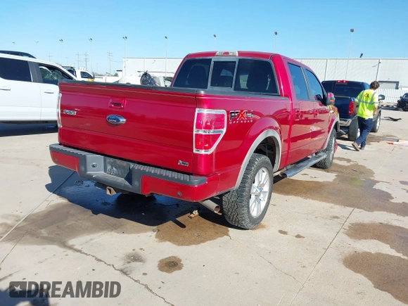 2010 Ford F-150 XL with VIN 1FTFW1EV9AKE30702, listed as a IAAI auction lot 41761578 with 177,281 mi miles. Bid and sale history available at carsss.com. Image 4.