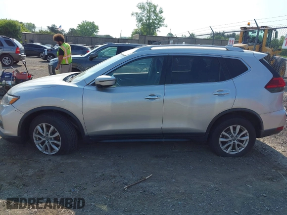 2017 Nissan Rogue S with VIN KNMAT2MV7HP552899, listed as a IAAI auction lot 42659454 with 129,620 mi miles and . Bid and sale history available at DreamBid. Image 14.