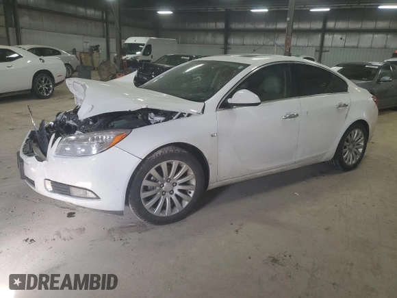 2011 Buick Regal CXL RL5 with VIN W04GT5GC4B1013425, listed as a Copart auction lot 81130654 with 134,166 mi miles and Salvage Title. Bid and sale history available at DreamBid. Image 1.