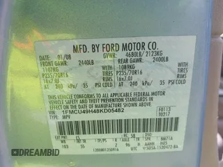 2008 Ford Escape Hybrid with VIN 1FMCU49H48KD05482, listed as a IAAI auction lot 42321230 with 227,071 mi miles and . Bid and sale history available at DreamBid. Image 9.