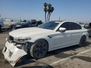 2019 BMW M5 z VIN WBSJF0C53KB284878, wystawiony jako Copart lot #59773965 z przebiegiem Nie podano mil oraz Szkoda całkowita • Salvage title. Historia ofert i sprzedaży dostępna na DreamBid. Obrazek 1.