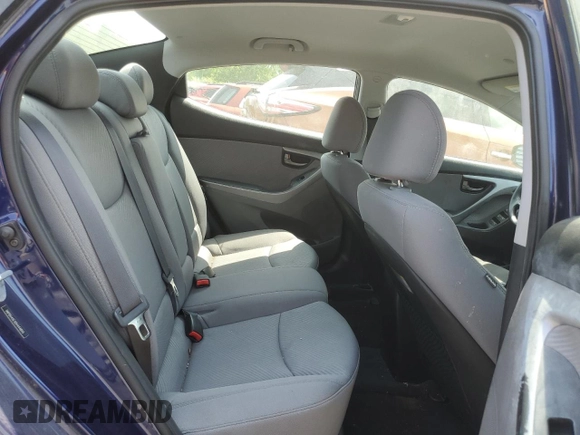 2013 Hyundai Elantra GLS with VIN 5NPDH4AE5DH444849, listed as a Copart auction lot 63580045 with 45,755 mi miles and Salvage title. Bid and sale history available at DreamBid. Image 10.